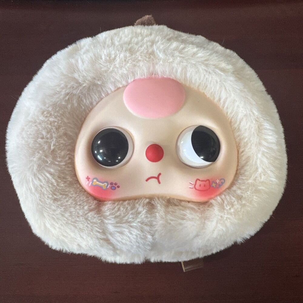 Baby Three Big Cute Plush Pendant ORCHARD RED APPLE Moveable Eyes Confirm